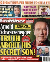 NATIONAL EXAMINER Mar 15 2021 Arnold Schwarzenegger George Clooney John Travolta