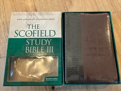 Oxford Holy Bible Scofield Study System NASB 5511RRL Bonded Leather 2005 NEW