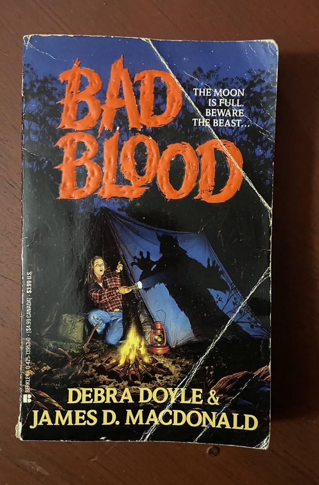 Bad Blood by Debra Doyle; James D. Macdonald First Print 1st Ed Young Adult