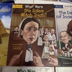 Who Was What Is Where Is Book Lot of 15 Michael Jordan Walt Disney Salem Witch