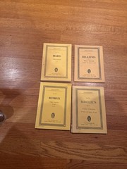 Beethoveen Brahms Sibelius set of 4