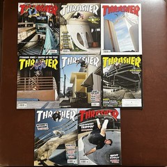 2019 Thrasher Magazine Lot 8 Issues Jan-May, July, Sep, Oct Skateboarding READ