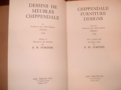 Chippendale Furniture Designs By R W Symonds – 1950 – As Photo