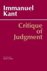 Critique of Judgment (Hackett Classics) – Paperback By Immanuel Kant – GOOD