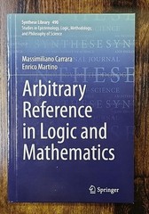 Arbitrary Reference in Logic and Mathematics by Massimiliano Carrara Hardcover B