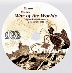 WAR OF THE WORLDS, Orson Welles 1938 Original Radio Broadcast Audio CD