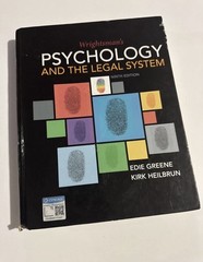Wrightsman’s Psychology and the Legal System Paperback