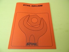REPAIR SERVICE MANUAL FOR STIHL CHAINSAW 034 AND 036 ——- MANUAL 65
