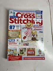 World of Cross Stitching Magazine Lot 14 Issues UK Ex-Library 2025-2022 Mixed