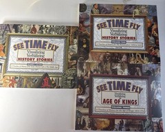 See Time Fly Visualizing & Verbalizing History Stories Book Lot Nanci Bell V 1-3