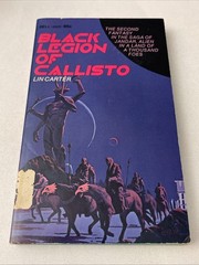 1974 Lin Carter BLACK LEGION OF CALLISTO fantasy novel JANDAR Dell pb