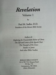 4 Volume Set Commentary Revelation by Paul M Sadler BBS 2012, 2014 Hardcover NMT