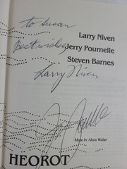 *SIGNED* Legacy Of Heorot Larry Niven Jerry Pournelle Steven Barnes 1987 HC BCE