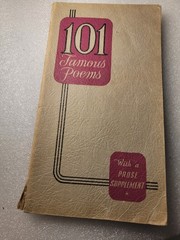101 Famous Poems – With Prose Supplement – Paperback – 1929
