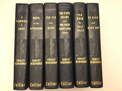 Ernest HEMINGWAY Full 6 Book Set Lot COLLIER Publisher 1926-1940 Classics RARE!
