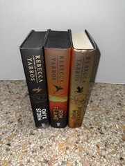 Empyrean Trilogy by Rebecca Yarros Fourth Wing Iron Flame Onyx Storm Sprayed 1st
