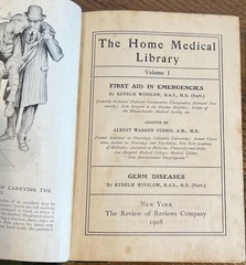 The Home Medical Library, Kenelm Winslow (Hardcover, 1908) Full Set of 6 Volumes