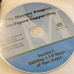 AWAI MASTERS PROGRAM FOR SIX FIGURE COPYWRITING DISC 1 BUILDING A 3D IMAGE BUYER