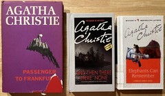 Lot of 3 Agatha Christie: Passenger Frankfurt~Then Were None~Elephants Remember