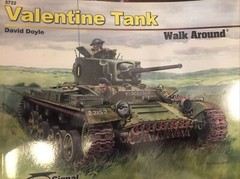 Squadron Signal Publications Valentine Tank Walk Around No.22 Book #5722 New!!