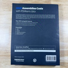 2021 Assemblies Costs with Rsmeans Data By Gordian