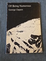 Of Being Numerous by George Oppen Poetry Paperback Book – Rare First Edition