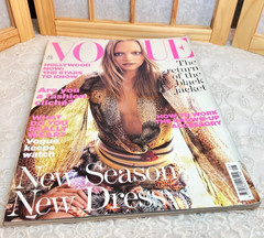 Vintage Vogue UK Magazine August 2005 Gemma Ward 192 Pages