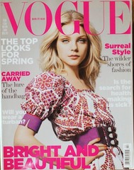British Vogue Magazine February 2007 Jessica Stam Tim Walker Coco Rocha Chanel