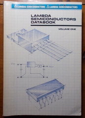 LAMDA SEMICONDUCTORS DATABOOK 1988 VOL.# 1 SC 9″X6″ 448 pages combo shipping YES