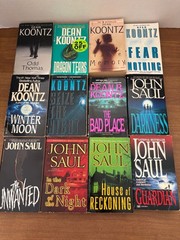 Dean Koontz/John Saul Lot of 12 Horror Paperbacks (See photos for titles)
