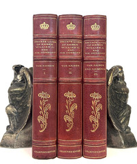 1909- Private Lives of Kaiser William II- Leather Set- German Emperor- Royalty