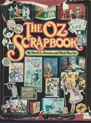 The Oz Scrapbook HB w/tattered dj -1977-1st Edition-David L. Greene-182 pages