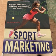 Sport Marketing – Paperback, by Dees Windy; Walsh Patrick; McEvoy Fifth Edition
