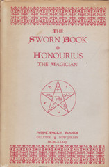 The Sworn Book of Honourius The Magician Daniel J. Driscoll HC DJ 1977 OCCULT
