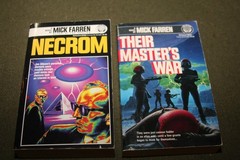 Lot of 2 Nick Farren Del Rey SF PBs – Necrom & Their Master’s War