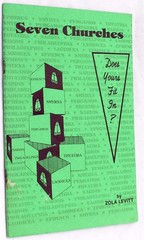 Seven Churches-Does Yours Fit In? – Zola Levitt – Good – See condition notes