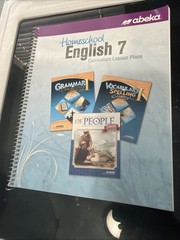 USED Abeka Homeschool English 7th Grade Curriculum Lesson Plans 2nd Ed