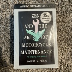 1996 UNABRIDGED ZEN AND THE ART OF MOTORCYCLE MAINTENANCE AUDIOBOOK 11 CASSETTE