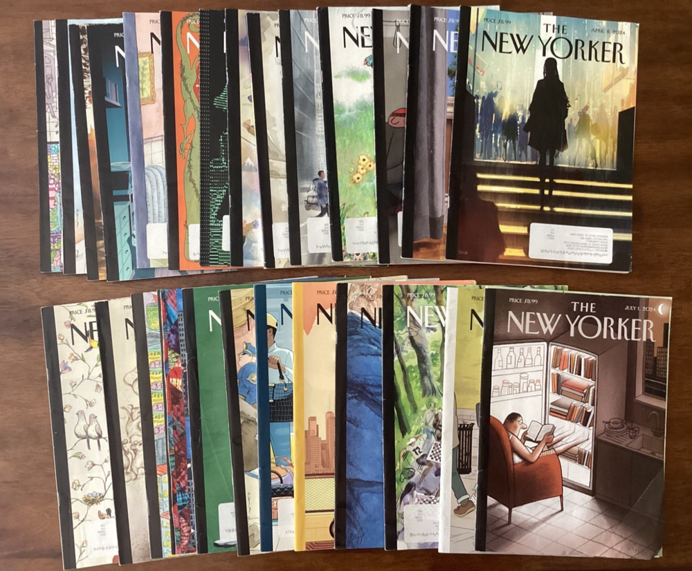 Lot of 26 New Yorker Magazine Dec 2023-July 2024