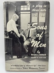 Sons of Men signed Herschel S. Steinhardt 1959 hardcover Inscribed 133 Pages