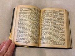 Vintage 1930s Pocket Bible New Testament New York American Bible Society 3×5