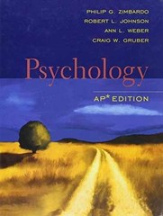 Psychology: AP edition – Hardcover, by Zimbardo Philip G.; Johnson – Very Good