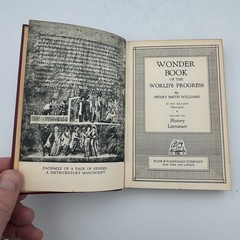 Wonder Book of the World’s Progress Set of 10 Volumes Funk And Wagnalls 1935