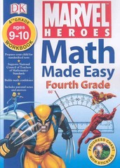 Math Made Easy: Marvel Heroes: Fourth Grade