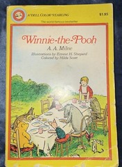 Winnie The Pooh By A.A. Milne 1974 First Edition Color Pics Dell Publishing Co.
