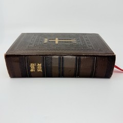 Vintage 1953 Catholic Family Holy Bible John J Crawley Illustrated Hardcover