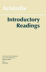 Aristotle: Introductory Readings (Hackett Classics) – Paperback – GOOD