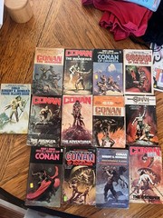 Vintage 1966-69 Lancer Conan Lot of 13 Howard De Camp Carter First Ed PBs