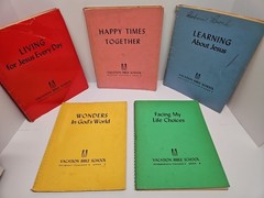 Vintage Vacation Bible School Teacher’s Books Church Convention Press 60s