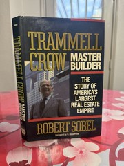 Trammell Crow Master Builder .. 1st Edition HC w/ DJ 1989.